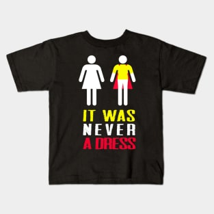 It Was Never A Dress Feminism Kids T-Shirt